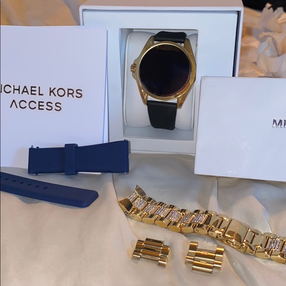 Michael kors access smart watch 2 bands gold